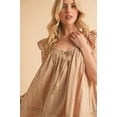 thumbnail image 5 of Aemi+Co Ruffled Cap Sleeve Cotton Tunic Mini Dress, 5 of 6