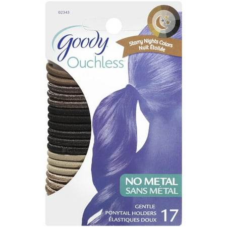 Goody Ouchless No Metal Gentle Starry Nights Colors Ponytail Holders 1 st