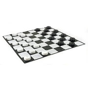 Garden Games Giant Checkers Set With Giant Mat
