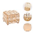 thumbnail image 4 of MasteelfCA 1pc Desktop Jewelry Box Square Jewelry Organizer Jewelry Storage Container, 4 of 7