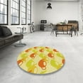 thumbnail image 4 of Ahgly Company Machine Washable Indoor Rectangle Transitional Dark Orange Area Rugs, 8' x 12', 4 of 7