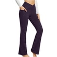 thumbnail image 1 of Straight Leg Pants for Women Fashion Fall Winter Long Trousers Slim Fit High Waist Warm Jeans Solid Color Comfy Lounge Casual Pocket, 1 of 4