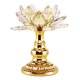 thumbnail image 1 of EeaseMX Candelabro de cristal con forma de loto, candelabro de oración para templo, suministro de Buda, 1 of 7