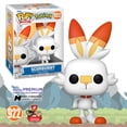 thumbnail image 1 of Funko Pop Scorbunny #922 Pokedex 813 Pokemon Videojuego Original Funko Anime Manga, 1 of 3