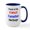 White/Navy Inside, variant on CafePress - French Canadian Heritage - 15 oz Ceramic Large Mug