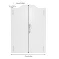 thumbnail image 5 of 1 Pair Swinging Doors White Wood Counter Doors For Coffee Shops, Shopping Malls, 5 of 15