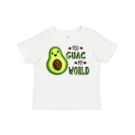 

Inktastic You Guac My World with Cute Avocado Gift Toddler Boy or Toddler Girl T-Shirt