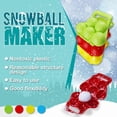 thumbnail image 5 of Snowball Maker Tool – 7.3 x 6.5 x 2.4in Makes 5 Round Snowballs at Once for Outdoor Winter Games(Green), 5 of 6