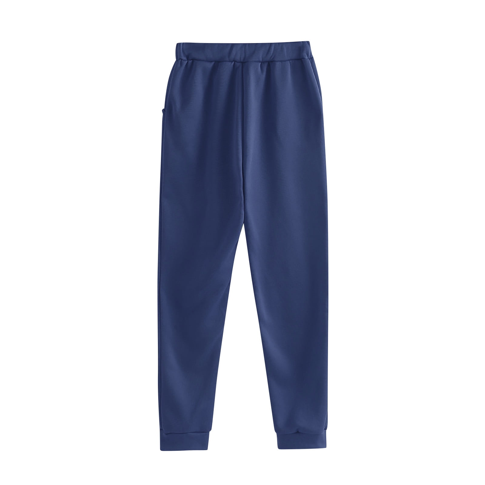 FAIWAD Women 2 Piece Outfits Casual Sweatsuit Hooded Sweatshirt Hoodie with Sweatpants Sport Outfits Jogger Set (Large, Dark Blue)