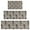 German Shorthaired Pointer, variant on Cute Pitbull Terriers Dog and Flower Kitchen Rugs Sets Of 3,Kitchen Runner Rugs Non Skid Washable,Decorative Kitchen Floor Mats for Kitchen,Sink,Laundry,17"x30"+ 17"x47" + 17"x59"