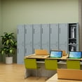 thumbnail image 3 of Fesbos Metal Lockers for Employees with Keys, 71" Employees Locker Storage Cabinet with 2 Doors, Tall Steel Storage Locker for Gym, School, Office, 3 of 10