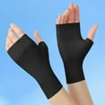 thumbnail image 3 of QHUDLV DHliIQQ Womens Semi-finger Driving Glove Sun Protection Gloves Fingers Ice Summer Fingerless Gloves UV Gloves O0H9 Silk Half, 3 of 5