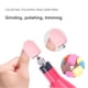 thumbnail image 5 of 10pcs 80 # Tapas de lijado de uñas Anillo de arena para uñas Pedicura y manicura Herramienta de u Irfora Casquillos que enarenan del clavo, 5 of 7