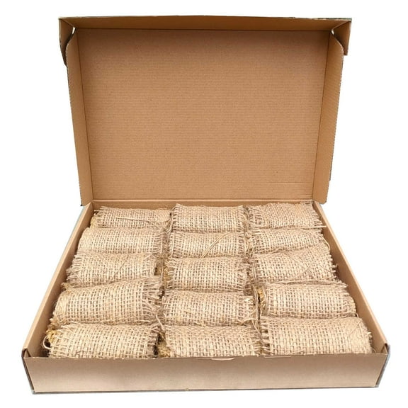 AukBeeFun Jute Burlap Rolls Fuel for Bee Hive Smoker,Bee Smoker Fuel Beekeeping Supplies