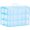Blue, variant on Craft Storage Container, 3-Tier Stackable Storage Container with 18 Adjustable Compartments for Art Supplies, Beads, Washi Tapes, Seed, Hair Accessories, Nail - Clear