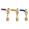 thumbnail image 4 of Air Conditioning Refrigerant Ball Valve, Compact Refrigerant Ball Valve 6PCS Low  Permeability  For R410A R134A Refrigeration Charging Hoses, 4 of 8