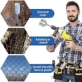 thumbnail image 2 of SDS Plus T-Post Ground Rod Driver, 65mm Drill Bit Driver,Hammer Drill Rod Converter for Rotary Hammer Drill Ground Rods, 2 of 5