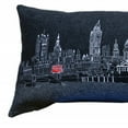 thumbnail image 6 of 45" Black and White London Nighttime Skyline Lumbar Decorative Pillow, 6 of 7