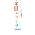 thumbnail image 2 of Precio sorpresa!Atrapasueños de cristal: atrapasueños para colgar en ventanas con cristales y rodajas de ágata, adornos de campanillas de viento, decoración para el hogar, decoración de fiestas en la, 2 of 2