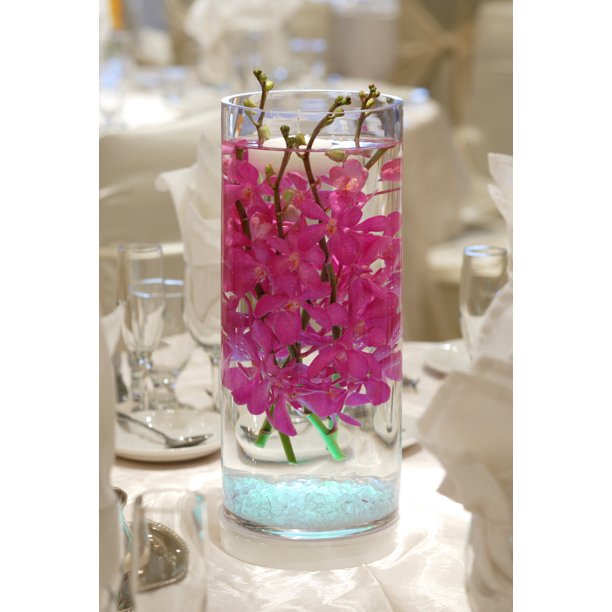 8 inch Glass Cylinder Vase