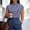 *Gray, variant on ClodeEU Women's Ruched Mock Neck Short Sleeve T-Shirt,Slim Fit Crew Neck Tee Black,Women's Plus L