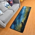 thumbnail image 5 of Long Floor Mat Hallway Carpet 72x24 Inch Area Carpet Non-slip Entrance Carpet Washable Door Mat Kitchen Bedroom Living Room Night Black Dog, 5 of 7