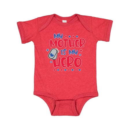 

Inktastic Memorial Day My Mother is My Hero Gift Baby Boy or Baby Girl Bodysuit