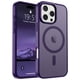 thumbnail image 1 of Funda magnética SUPFINE para iPhone 16 Pro Max, color morado oscuro, 1 of 7