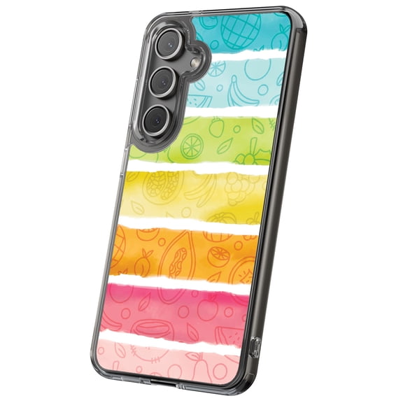 For Samsung Galaxy S20 Ultra, Hybrid Clear, Color Fruit Print, USA