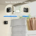 thumbnail image 2 of Retractable Clothesline Indoor, Non-Sagging Outdoor Clothes Line Retracting Heavy Duty Clothes Drying Laundry Line Wall Mounted Stainless Steel Line 4.8m, 2 of 7
