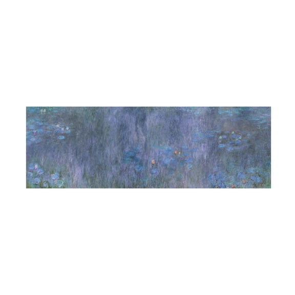 Monet 'The Water Lillies Tree Reflections' Canvas Art