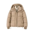 thumbnail image 2 of Antinious Women Puffer Jacket Hooded Long Sleeve Solid Classic Warm Thick Casual, 2 of 5
