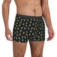 thumbnail image 5 of Men's Boxer Briefs, Avocado (2) Soft Comfy Mens Underwear Boxer Briefs Breathable With Widen Waist, 5 of 7