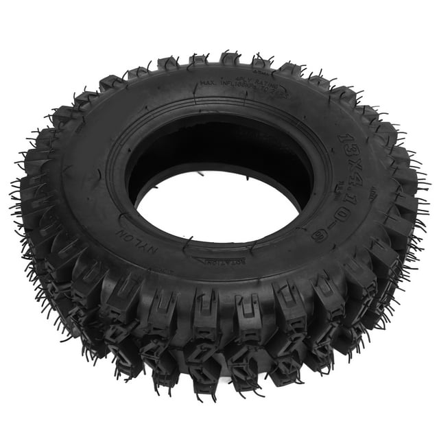 13x4.10-6 Tires, Simple Operation Butyl Rubber Material Snow Sweeper Tyre for Snow Motorcycle for ATV Karts