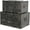 Black, variant on Vintage Wooden Decorative Treasure Chest with Lock, Brown, 12.2" x 7.1" x 7.1" Storage Box