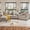 Beige, variant on Pingliang Home Living Room Furniture Set, Sectional Sofa Couch with Storage Ottoman and Accent Chair,Modern Linen 3 Seater Small L Shaped Couch with Single Chair for Living Room, Office, Apartment