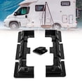 thumbnail image 2 of Lipstore Solar Panel Mounting Brackets Kit RV Solar Panel Mounts Kit Sturdy with Junction Black, 2 of 8