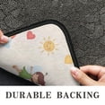 thumbnail image 6 of Pastel Fairy Rainbow Pattern Door Rugs,Washable Non Slip Door Mats Indoor,Decorative Door Mats,Entry Mat Indoor for Entrance,Bedroom,Kitchen,Bathroom,30"x17", 6 of 6
