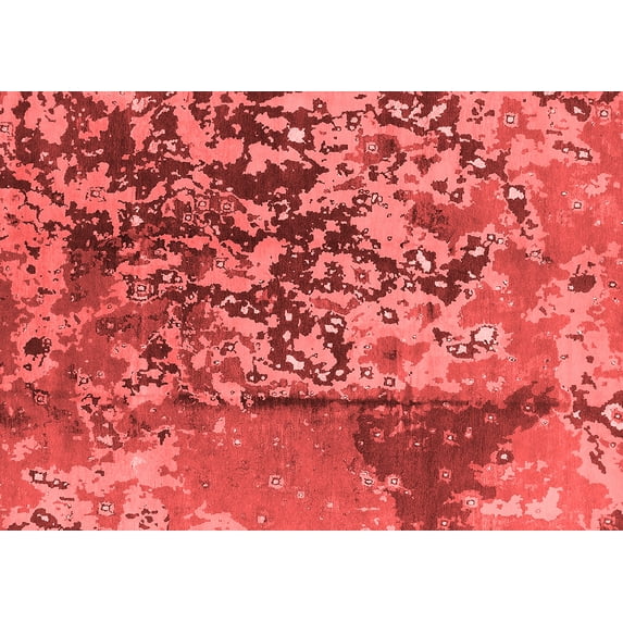 Ahgly Company Indoor Rectangle Oriental Red Industrial Area Rugs, 2' x 5'