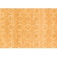 thumbnail image 1 of Ahgly Company Indoor Rectangle Solid Orange Modern Area Rugs, 4' x 6', 1 of 4