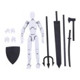 thumbnail image 2 of Robot Mechanical Toys Multi-Articular Figuras Mannequin Toy 3D impreso 20 cm múltiple para la escritorio, 2 of 9