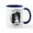 White/Navy Inside, variant on CafePress - Tricolor CKCS IAAM Mug - 11 oz Ceramic Mug - Novelty Coffee Tea Cup