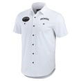 thumbnail image 2 of Men's Darius Rucker Collection by Fanatics White Milwaukee Brewers Pin Stripe Short Sleeve Button-Up Shirt, 2 of 3
