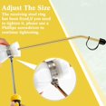 thumbnail image 4 of Diatomaceous Earth Powder Duster Bulb Duster Sprayer 4.6 oz with Long Copper Garden Powder Applicator Dispenser for Organic Gardening Agricultural Supplies(White), 4 of 7