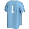 thumbnail image 3 of Youth GameDay Greats #1 Carolina Blue North Carolina Tar Heels Lightweight Baseball Jersey, 3 of 4