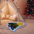 thumbnail image 4 of Santa Xmas Cashmeree Imitation Rug Christmas Rug Christmas Tree Rug Carpet Christmas Kids Rug Carpet Carpet For Home Design Carpet For Christmas Christmas Year Blanked Bed Decorative Blanket Christmas, 4 of 5