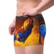 thumbnail image 2 of Balery Colorful Rooster Calzoncillos bóxer para hombre, ropa interior de algodón suave y transpirable con cinturilla de nailon-Large, 2 of 5