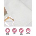 thumbnail image 6 of Spring Botanical Kitchen Dish Towels for Drying Dishes Set of 2, Watercolor Floral Flowers Botanical Yellow Waffle Weave Microfiber Hand Tea Bathroom Towels Quick Dry & Absorbent Towel 12x12, 6 of 7
