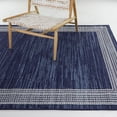 thumbnail image 5 of Balta Leonard Border Indoor/Outdoor Area Rug Navy 5'3" x 7' 5' x 8' Navy, 5 of 5