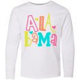 thumbnail image 3 of Inktastic Colorful Alabama State Long Sleeve Youth T-Shirt, 3 of 5